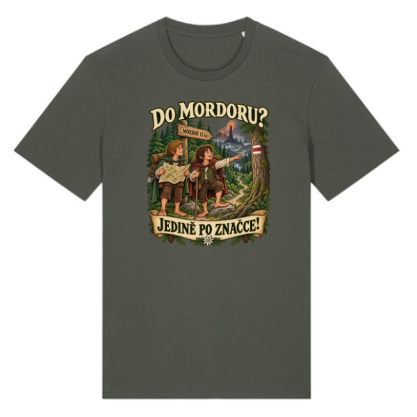 Tričko s potlačou Do Mordoru? Jedine po značke!