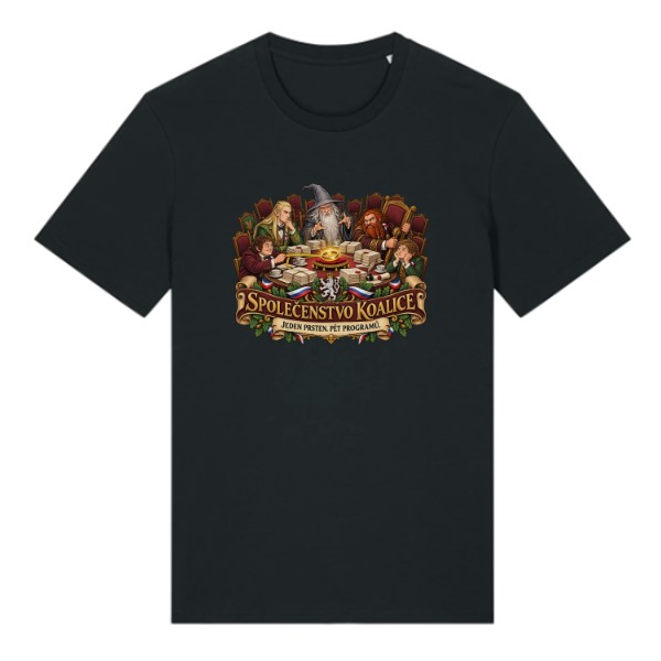 T-shirt Fellowship of the coalition - one ring, five agendas