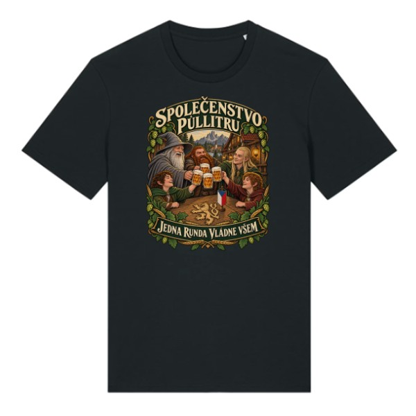 T-shirt Fellowship of the Pint - One Round Rules Them All