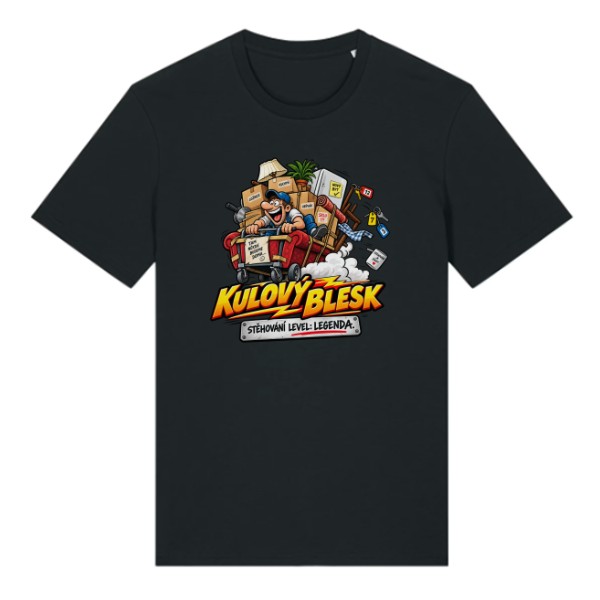 Tričko s potlačou Kulový blesk - sťahovanie na úrovni legendy