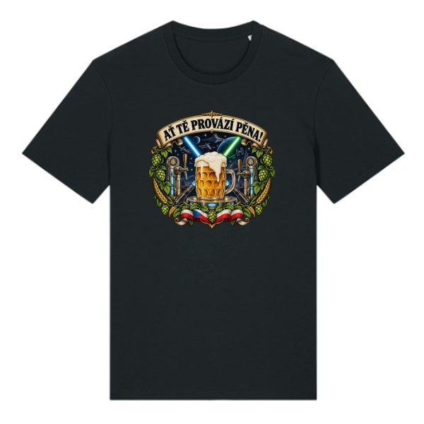 T-shirt May the foam be with you - galactic beer