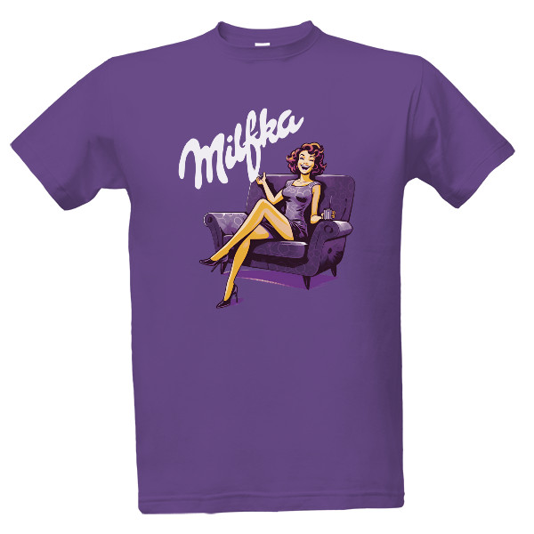 Tričko s potlačou Milfka