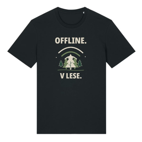 T-shirt Offline in the forest