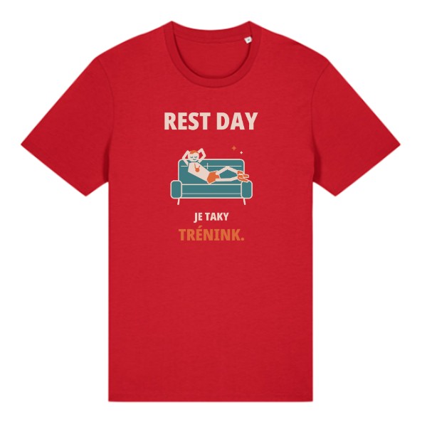 T-shirt Rest day counts as training