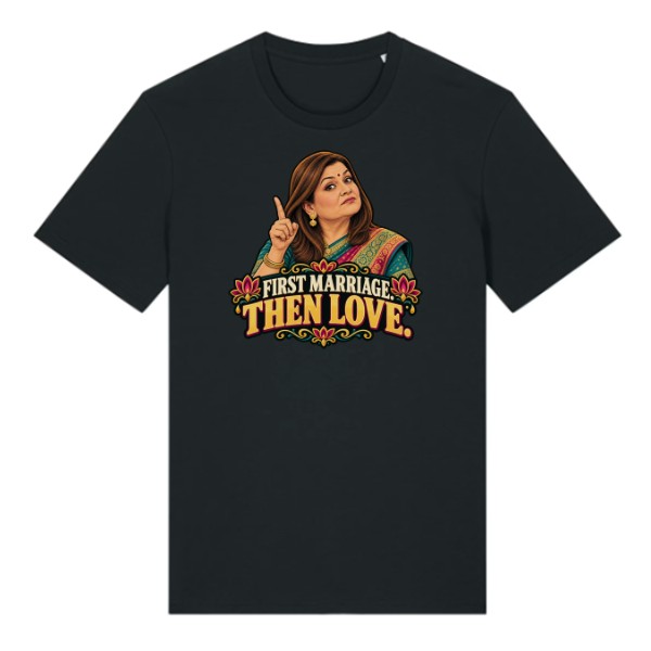 T-shirt Sima – First Marriage, Then Love