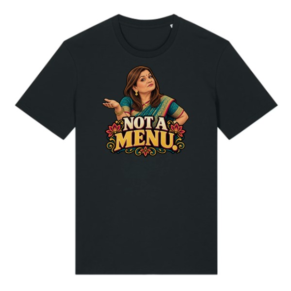Tričko s potlačou Sima – Not a Menu