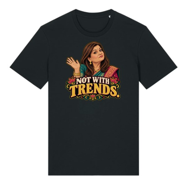 Tričko s potiskem Sima – Not With Trends
