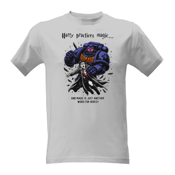 Tričko s potlačou Warhammer Harry
